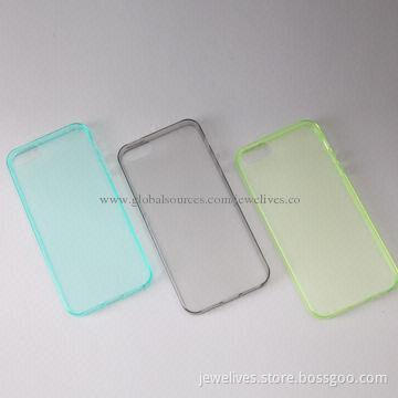 Soft Clear Color TPU Case for iPhone 5S